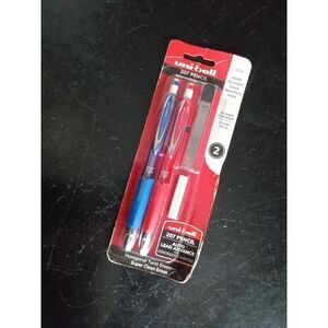 Mechanical Pencil Uni-Ball 2 Erasers + Leads 90180